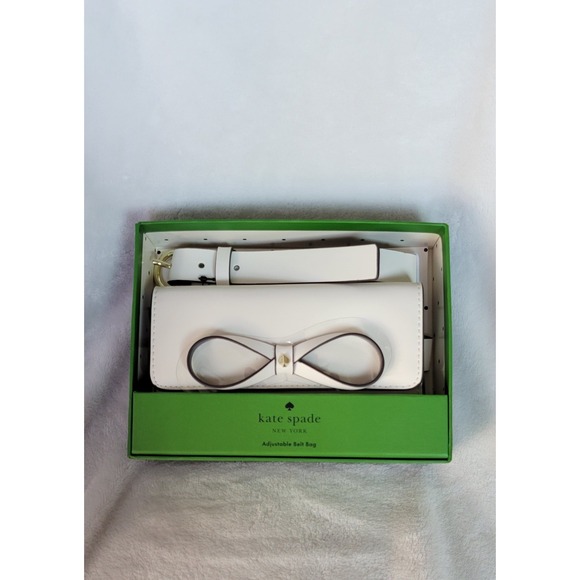 kate spade Accessories - Kate Spade white bow belt bag